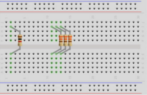 Figure 3: (b) Set of four resistors used.