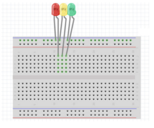 Figure 3: (c) Set of three LEDs used.